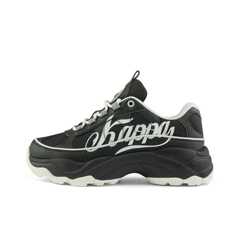 Kappa Cushioning Anti Slip And Wear Resistant Low Top Casual Shoes Unisex Black-0