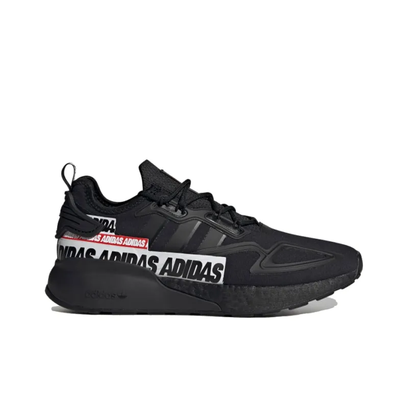 Adidas Zx 2K Boost Bold Logo Graphic Black-1