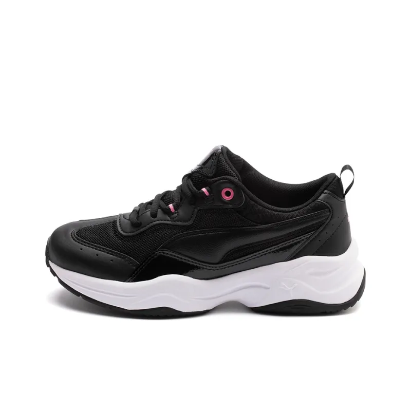 PUMA Cilia Patent Trainers Black Women's-0