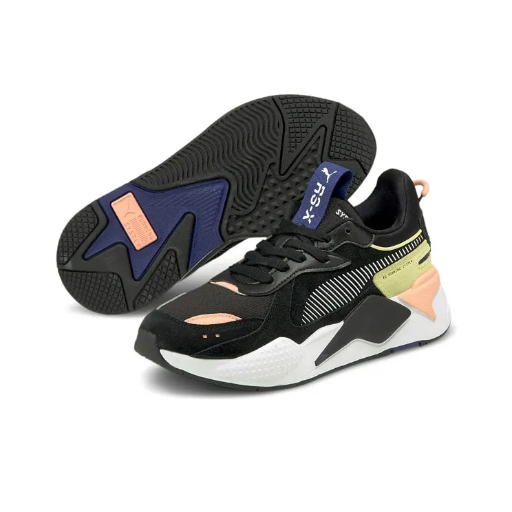 PUMA RS X Reinvent Low Running Shoes Black/White Women's-3