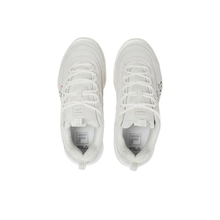 FILA Ray Cushioning, Slip Resistant, Abrasion Resistant, Breathable Low Top Casual Shoes Men's Ecru-3