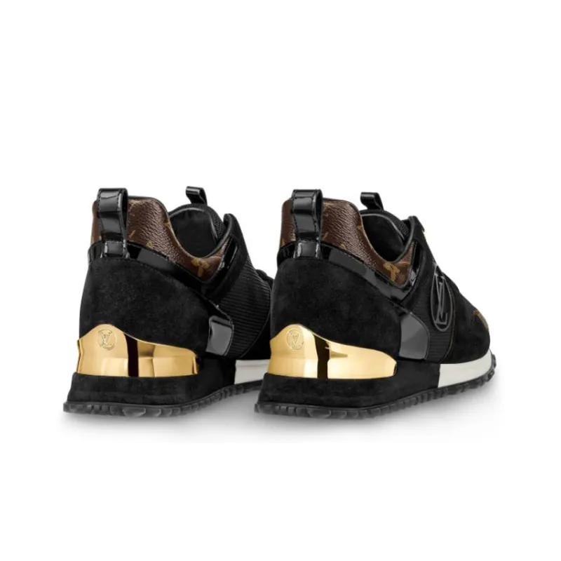LOUIS VUITTON Run Away Black Monogram Women's-4