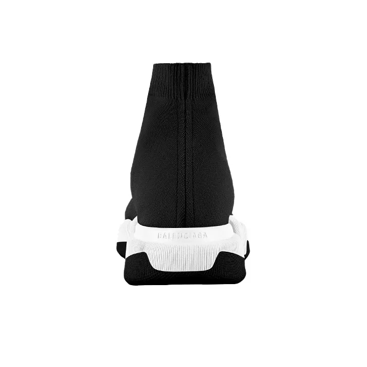 Balenciaga Speed 2 Trainer Knit 'Black White'-4