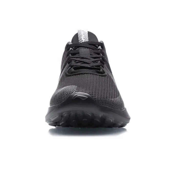 LiNing Soft Element Cushioned Anti-Slip Wear-Resistant Breathable Lightweight Low-Top Sports Casual Shoes Black-3