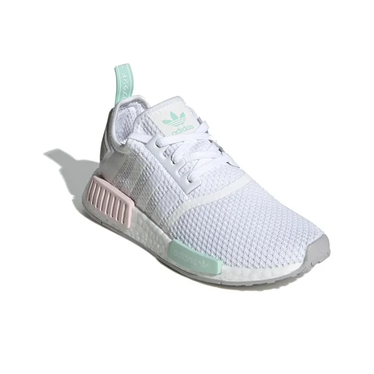Adidas Nmd R1 White Grey Mint Women's-1