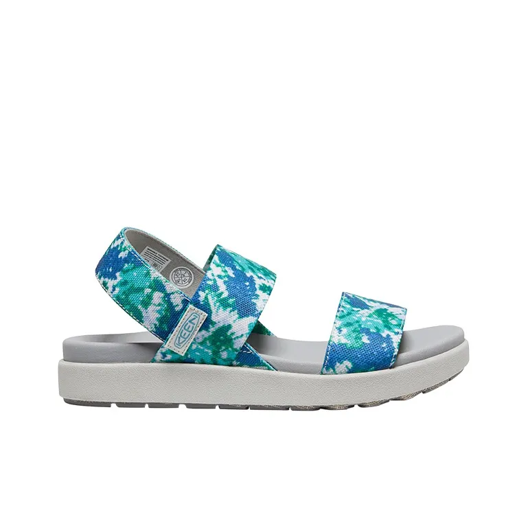 KEEN Elle Backstrap Beach Sandals Women's Tie Dye Turquoise-1