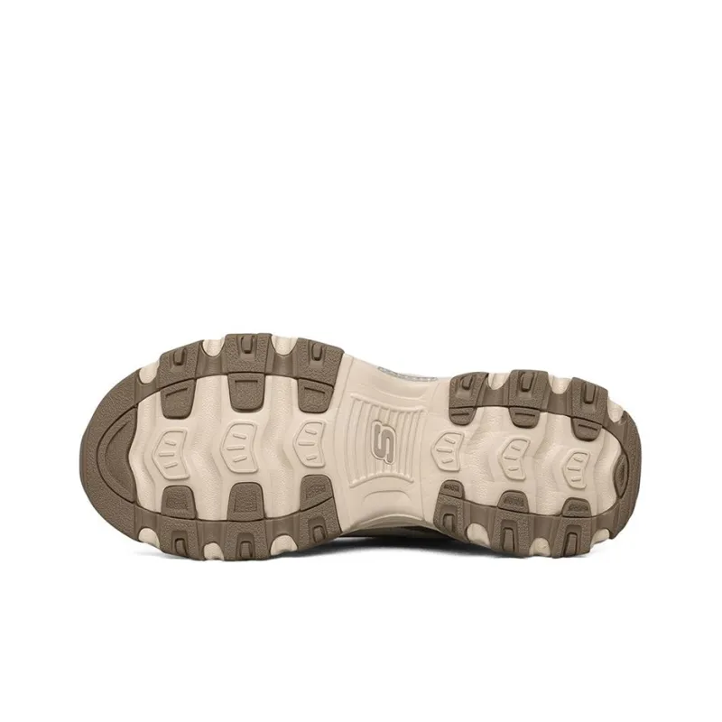 Skechers D'Lites 1.0 Low Top Running Shoes Brown-4