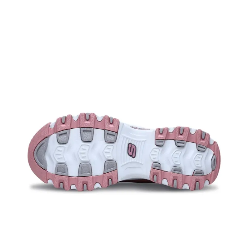 Skechers D'lites Sports Shoes Pink/Red/White Women's-4