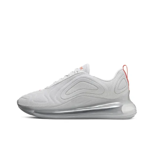 Nike Air Max 720 Pure Platinum Red Heel