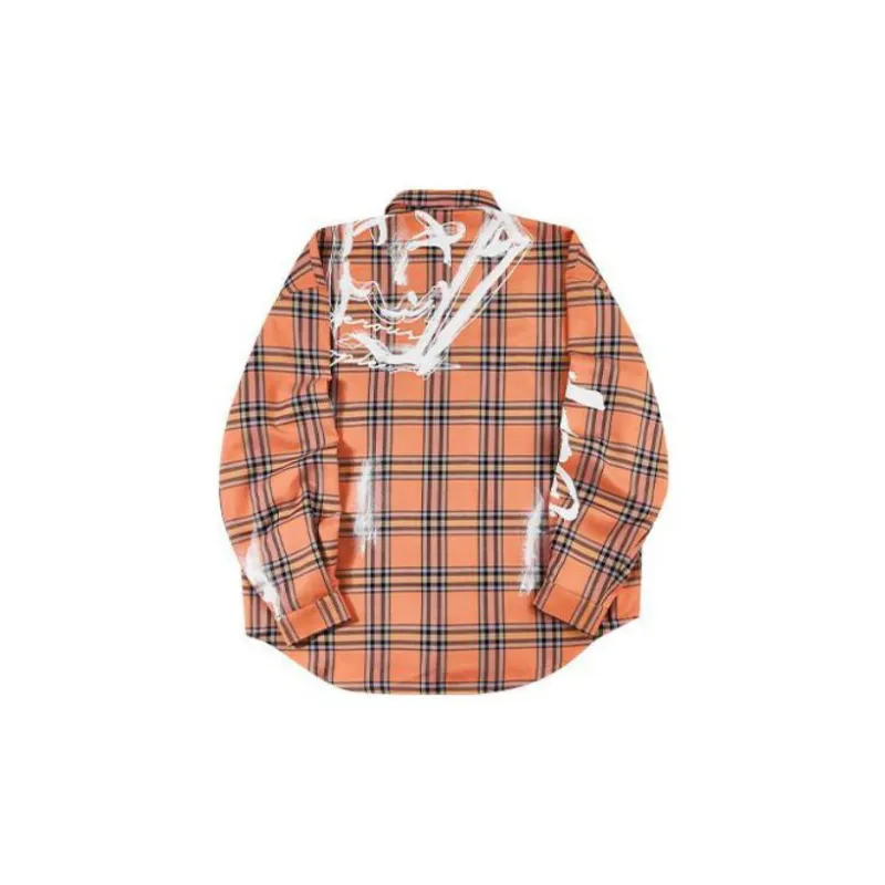 DANGEROUSPEOPLE Shirts Men Orange-1