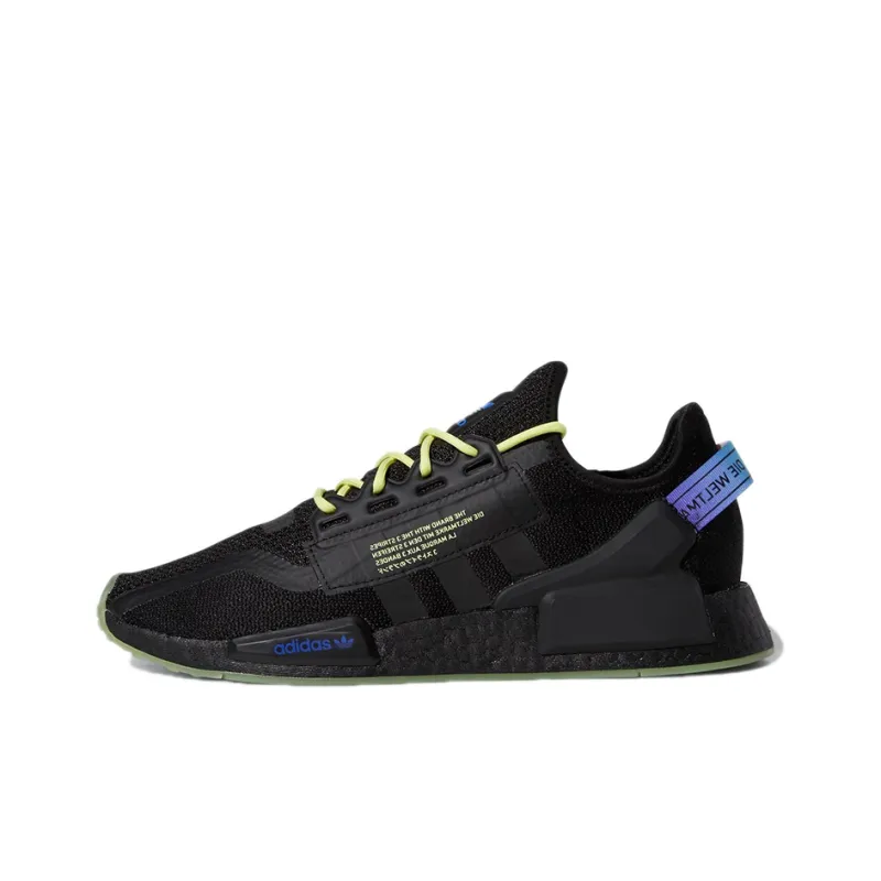 Adidas Originals Nmd R1 V2 Script Pulse Yellow-0