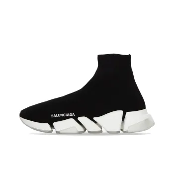 Balenciaga Speed 2.0 Black Transparent Sole Women's