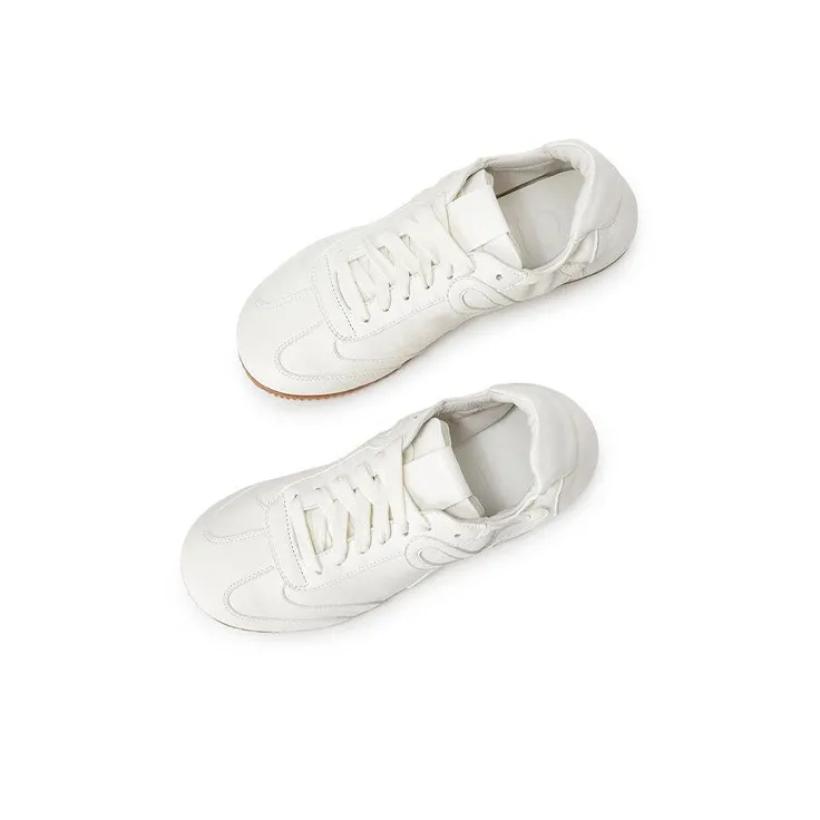 LOEWE Ballet Runner Low Top Casual Shoes Women's Cotton White-4