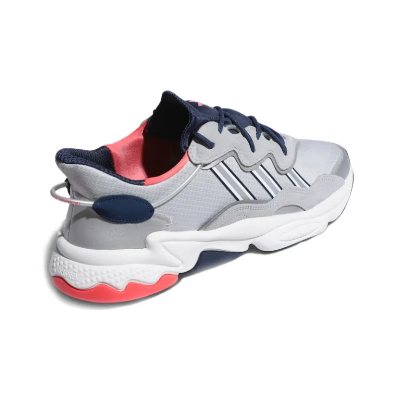 Adidas Ozweego Silver Metallic Tech Indigo-3