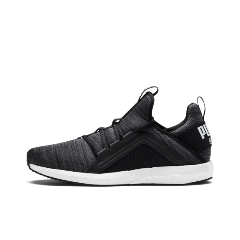 PUMA Mega Energy Heather Knit Low Top Sneakers Black-0