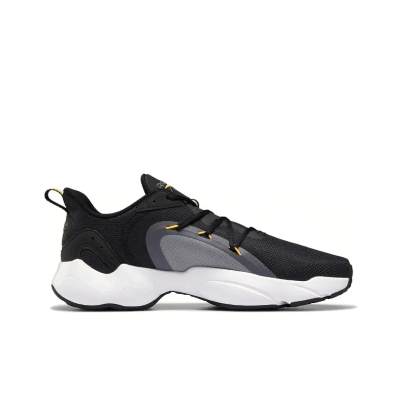 Reebok Royal Pervader Casual Shoes Unisex Low-Top Black/Gray/Gold-1
