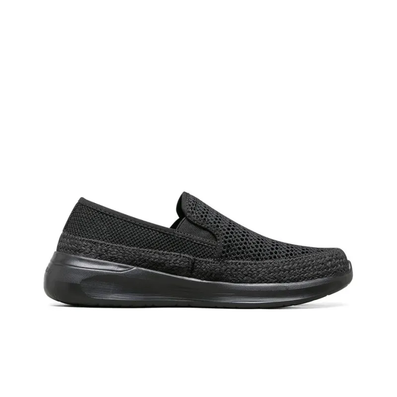 Skechers Lattimore Breathable Low-Top Casual Shoes Men's All Black-1