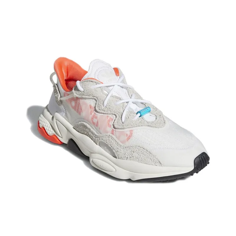 Adidas Ozweego Big Logo White Solar Red-1