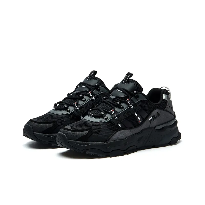 FILA Fashion Sneakers Low Running Shoes Black/Grey-3