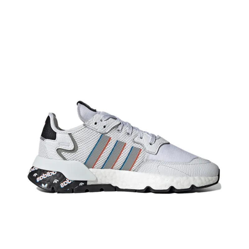 Adidas Originals Nite Jogger 'White Black Silver'-1