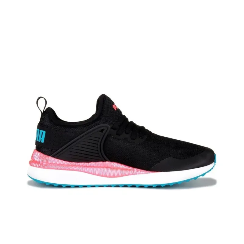 PUMA Pacer Next Cage Low-Top Casual Shoes Women's Black Pink White-1