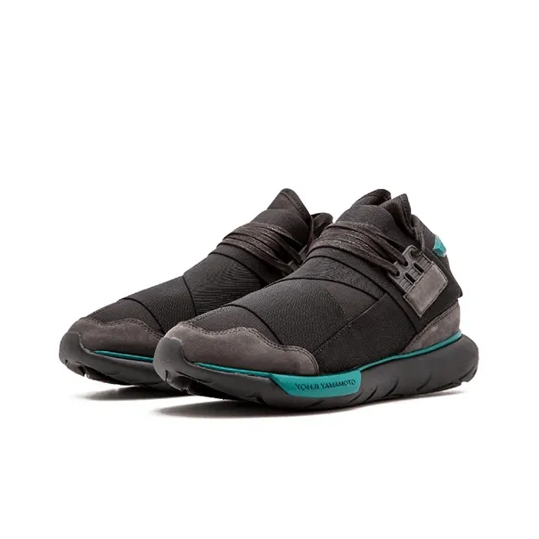 Adidas Y 3 Qasa High Charcoal Black-1