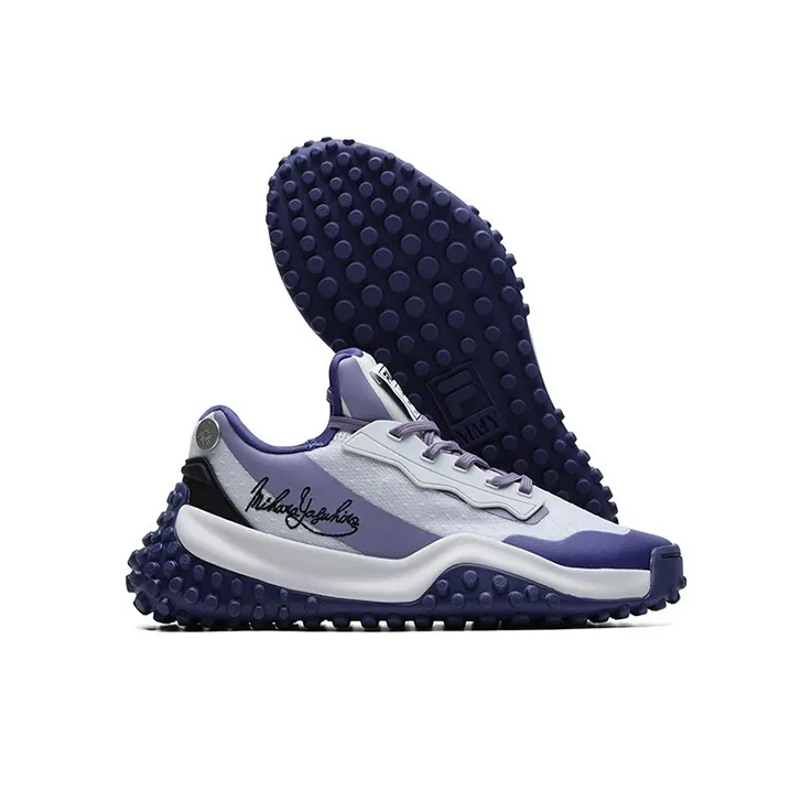 MIHARA YASUHIRO x FILA FM9 Cushioning Anti-Slip Wear-Resistant Breathability Low-Top Casual Shoes Women's Light Lilac-5