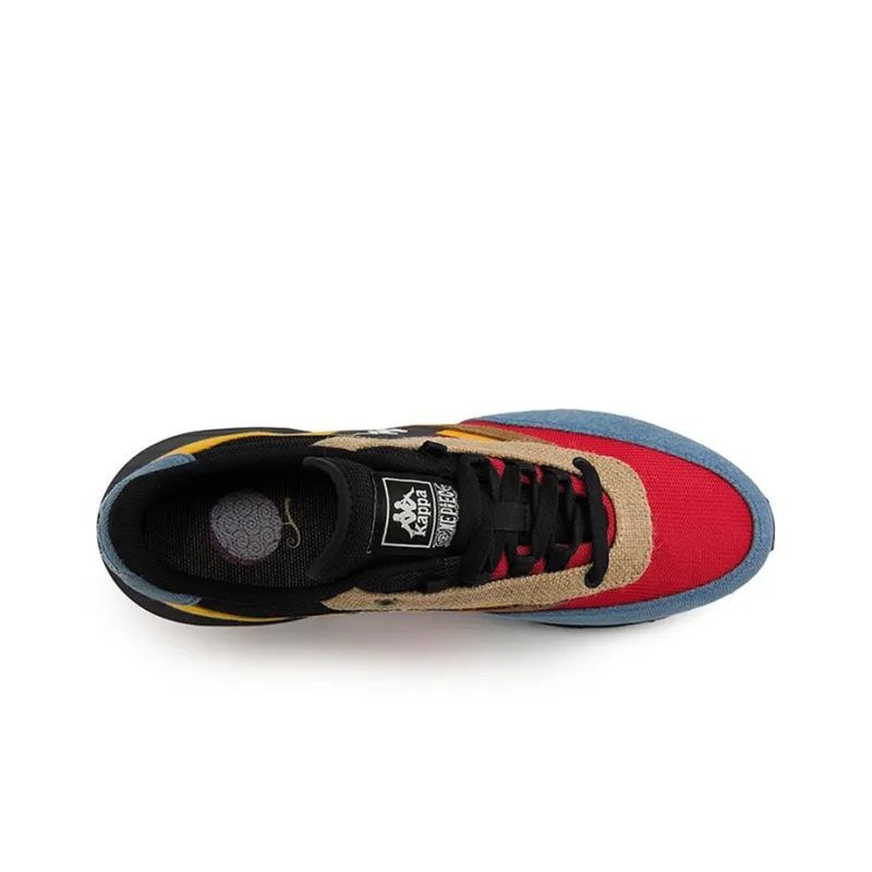 Kappa One Piece Abrasion Resistant Coverage Low Top Casual Shoes Women's Red Black Blue-3