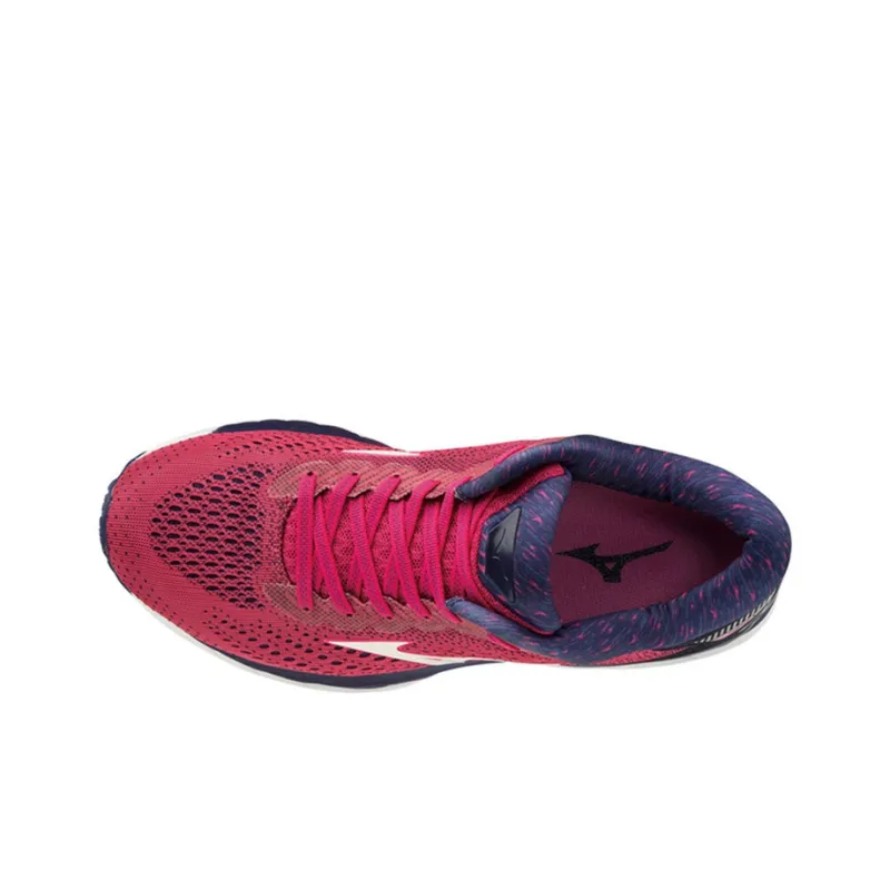 Mizuno Wave Sky 3 Casual Shoes Women's Low-Top Red/Purple-2