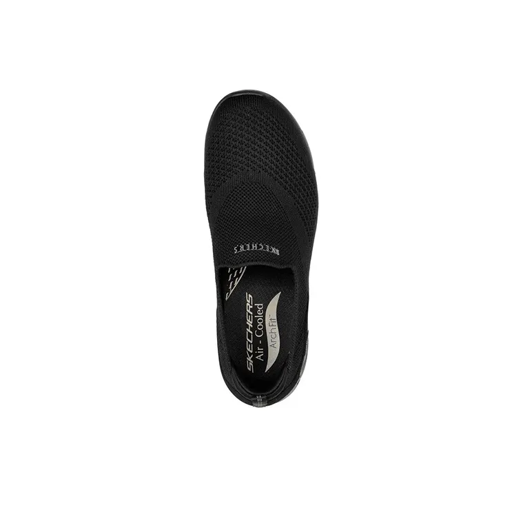 Skechers ARCH FIT REFINE Don't Go Breathable Low Top Slip on Shoes Women's Black-2