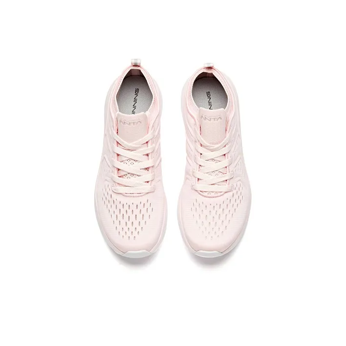 Anta Breathable Lightweight Low-Top Casual Shoes Women's Pearl Pink-2