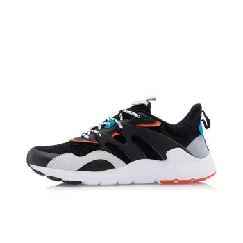 LiNing Mafia Anti-Slip Wear-Resistant Low-Top Casual Shoes Men's Black Gray
