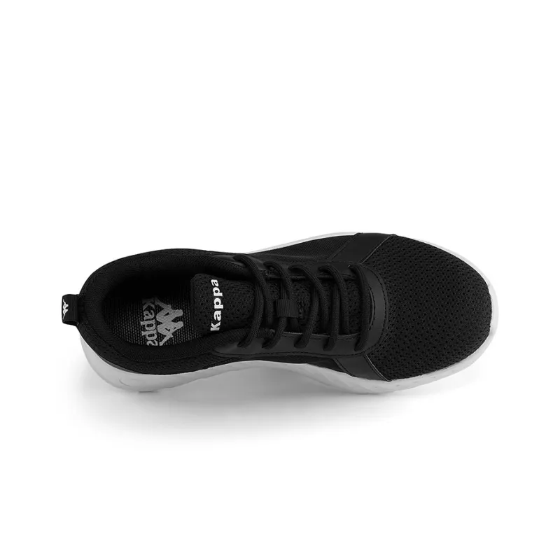 Kappa Cushioning Lightweight Breathable Low-Top Casual Shoes Unisex Black White-2
