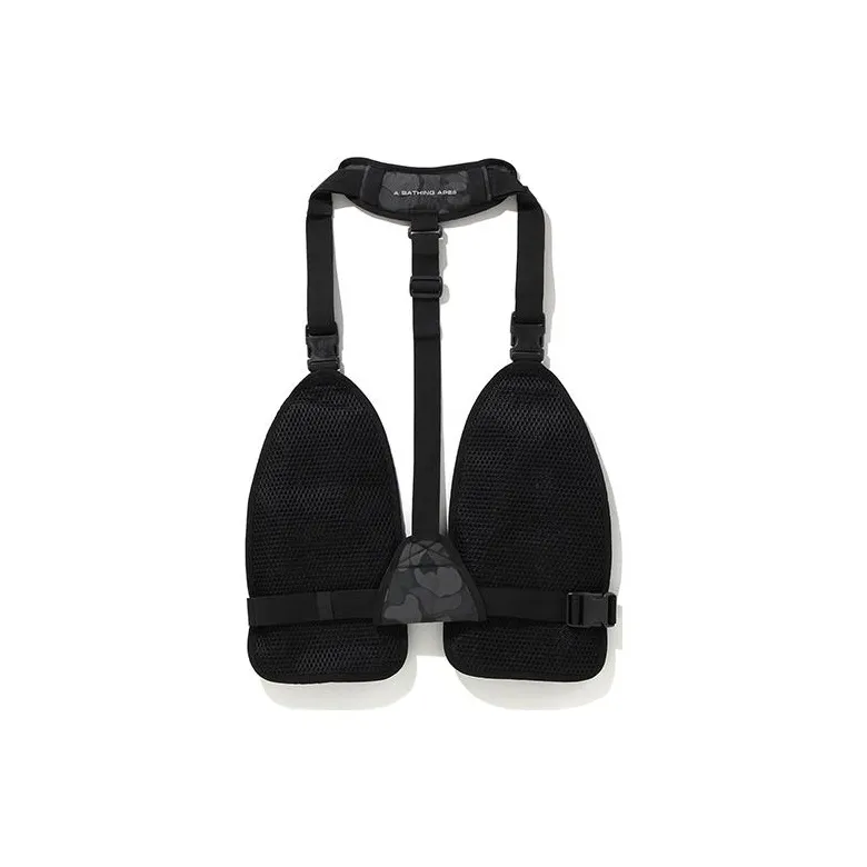 A BATHING APE Vests Men Black-1