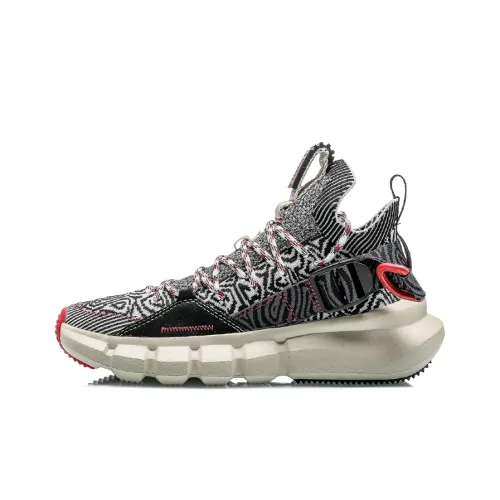 LiNing New York Fashion Apparel Weekly Runway Collection Essence 2.3 Low-Top Casual Shoes Women's Black White