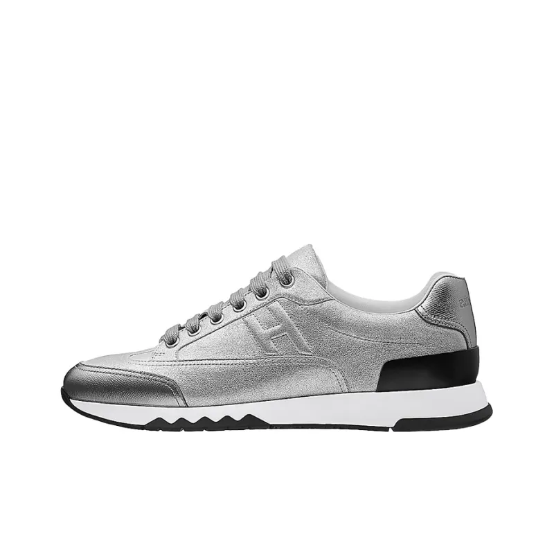 HERMES Trail Madame Cushioning Anti-Slip And Wear-Resistant Low-Top Casual Shoes Women's Silver Gray-0