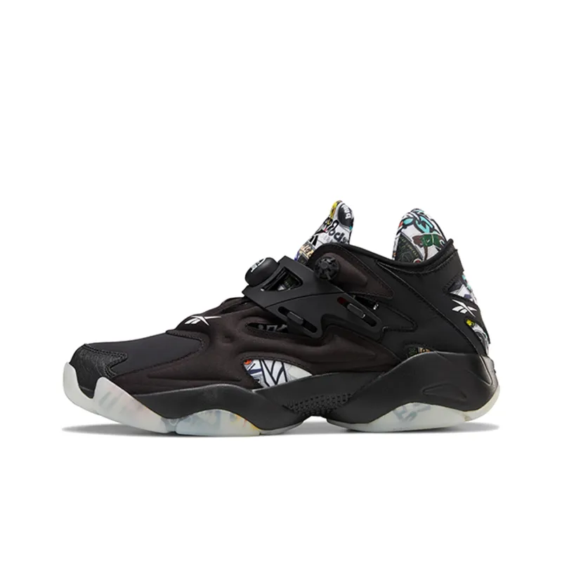 Reebok Pump Court 'Sticker City Black'-0