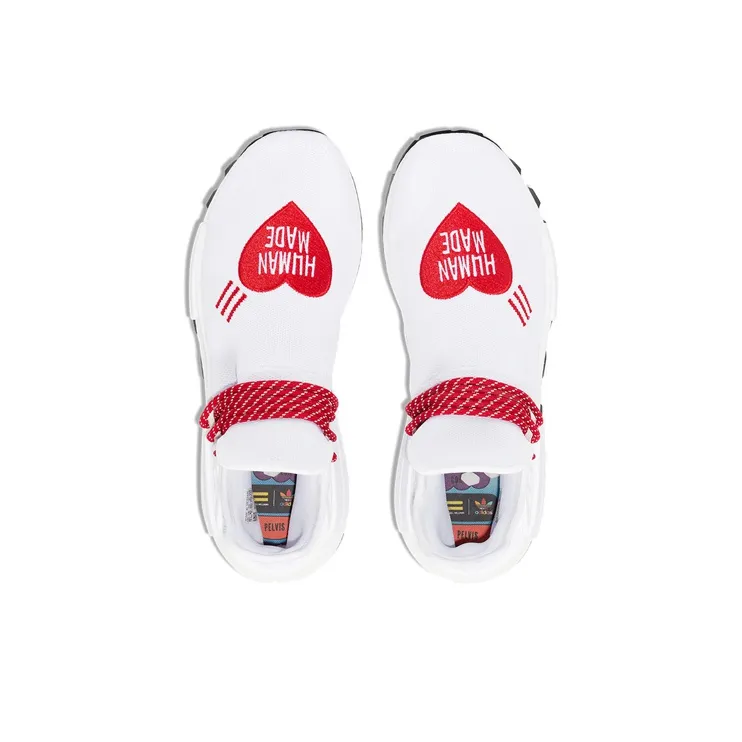 Adidas Nmd Hu Pharrell Human Made White Red-2
