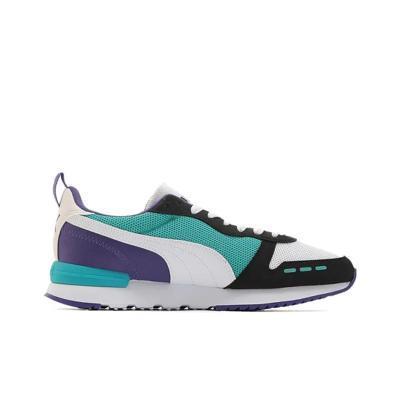 PUMA R78 Blue/White/Purple Low Sneakers-1