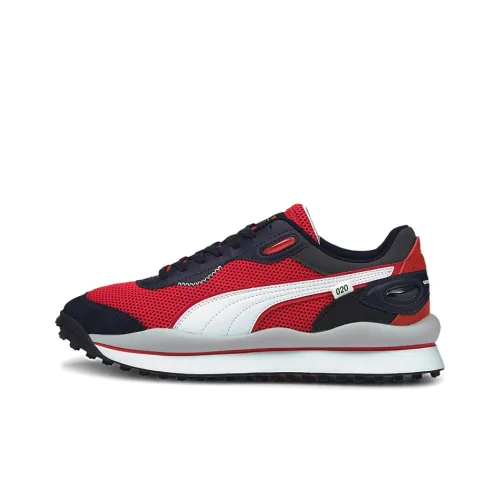 PUMA Red Bull Casual Shoes Men Low-Top Red/White/Black/Grey