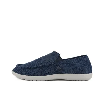 Crocs Santa Cruz Santa Cruz Breathable Abrasion Resistant Slip Resistant Low Top Sports Casual Shoes Men's Blue