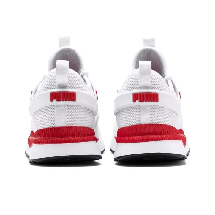 PUMA Pacer Next Excel Anti-Slip And Wear-Resistant Lightweight Low-Top Casual Shoes Men's White Red-4