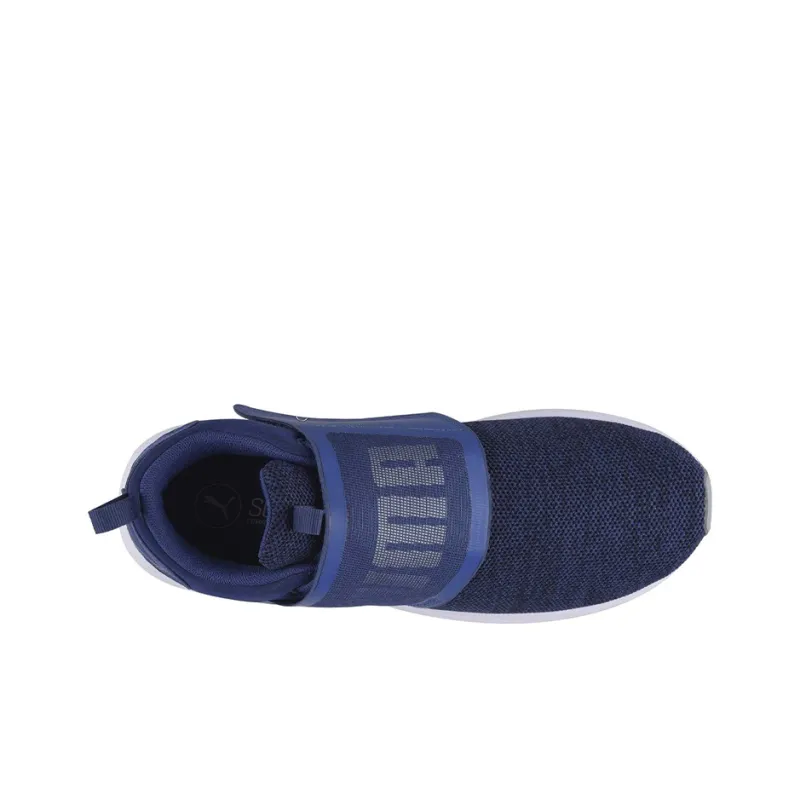 PUMA Enzo Strap Knit 'Blue White'-3