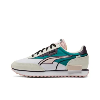 PUMA Future Rider Twofold Cushioning Wear Resistant Low Top Casual Shoes Unisex Gray Green