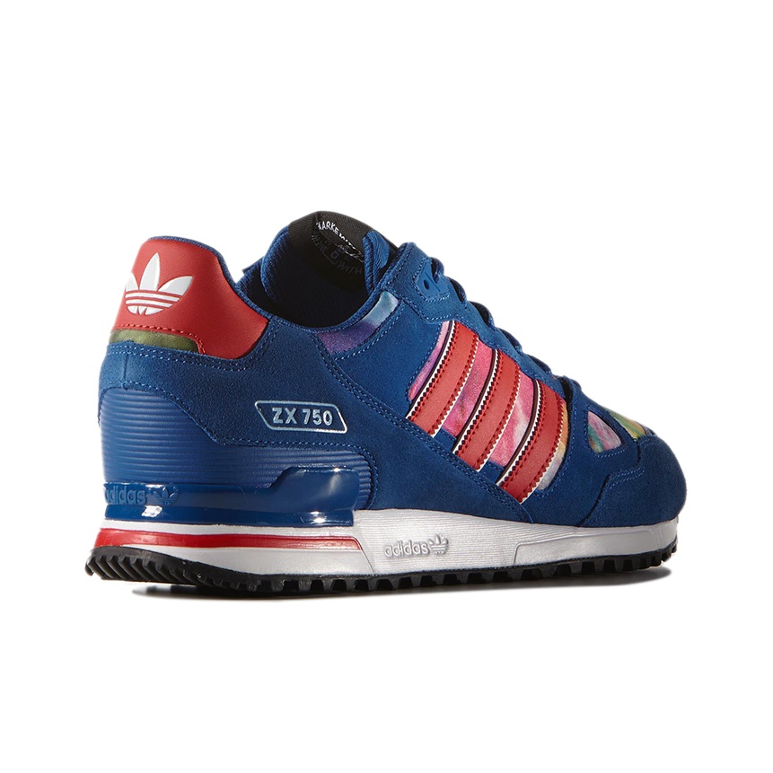 Adidas Originals Originals Zx 750 Sport Shoes Blue Red POIZON