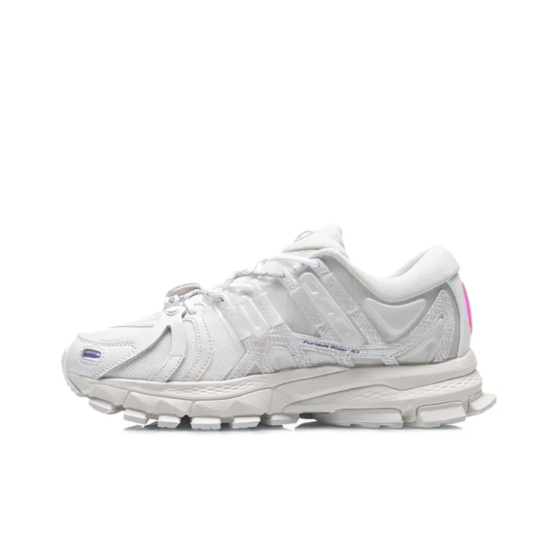 LiNing Casual Shoes Men Low Top Pearl White-0