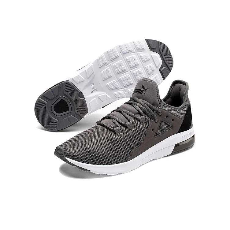 PUMA Electron Street Low top Running Shoes Grey/White-4