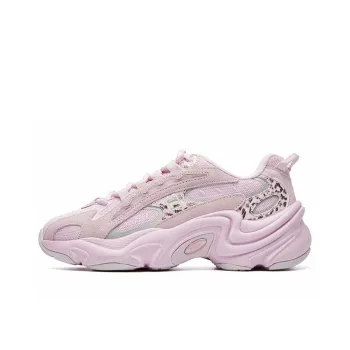 FILA PANTERA Cushioning Anti Slip Wear Resistant Breathability Low Top Casual Shoes Women's Snow Lilac