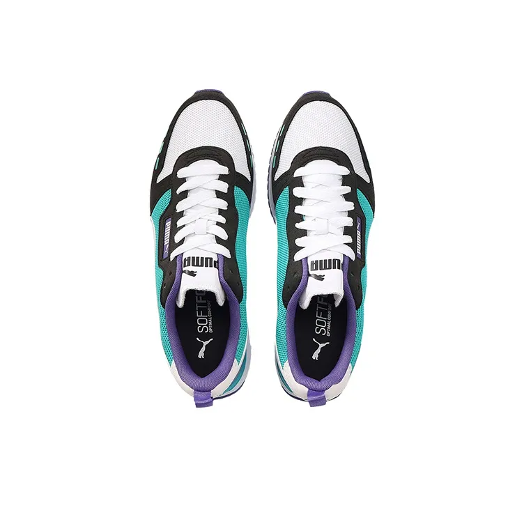 PUMA R78 Blue/White/Purple Low Sneakers-3