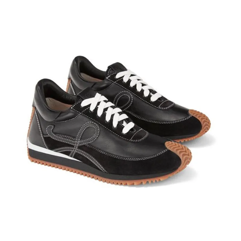 LOEWE Flow Runner Low Top Casual Shoes Women's Black-3
